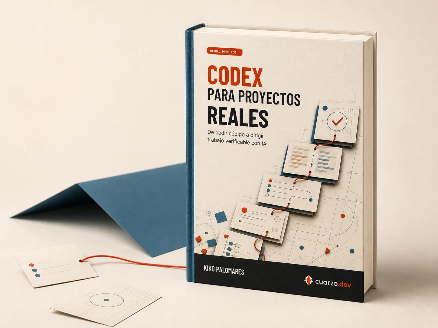 Fotografía editorial del libro Codex para proyectos reales