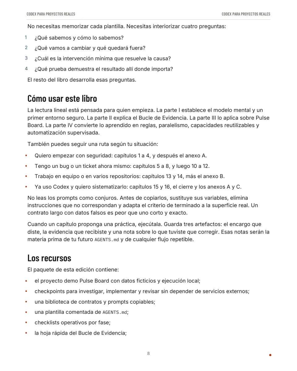 Página interior: El Bucle de Evidencia